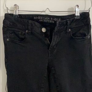 Black American Eagle Skinny Jeans